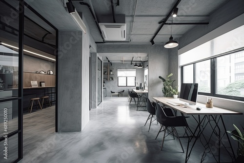 co-working place, office interior