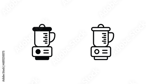 blender icon design with white background stock illustration