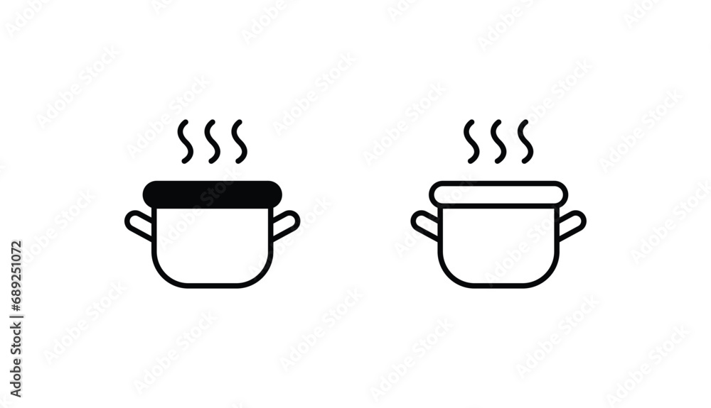 Obraz premium pot icon design with white background stock illustration