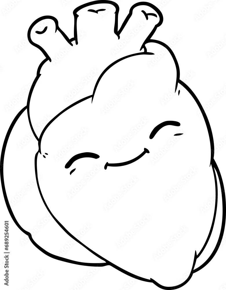 cartoon happy heart cartoon happy heart
