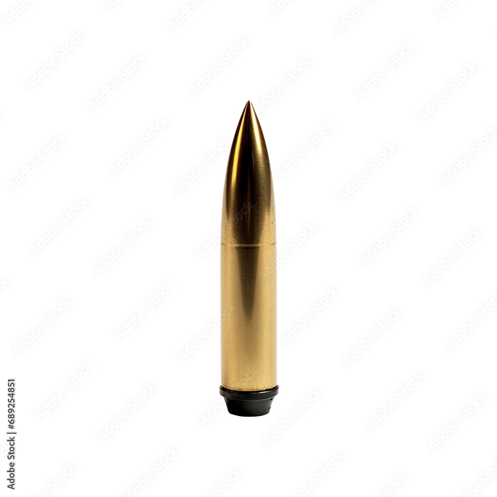 A realistic rifle bullet on transparent background, clipping path, png file, A realistic rifle bullet on transparent background, clipping path, png file,