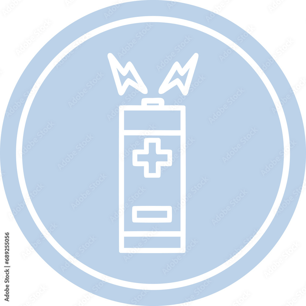 battery circular icon symbol battery circular icon symbol