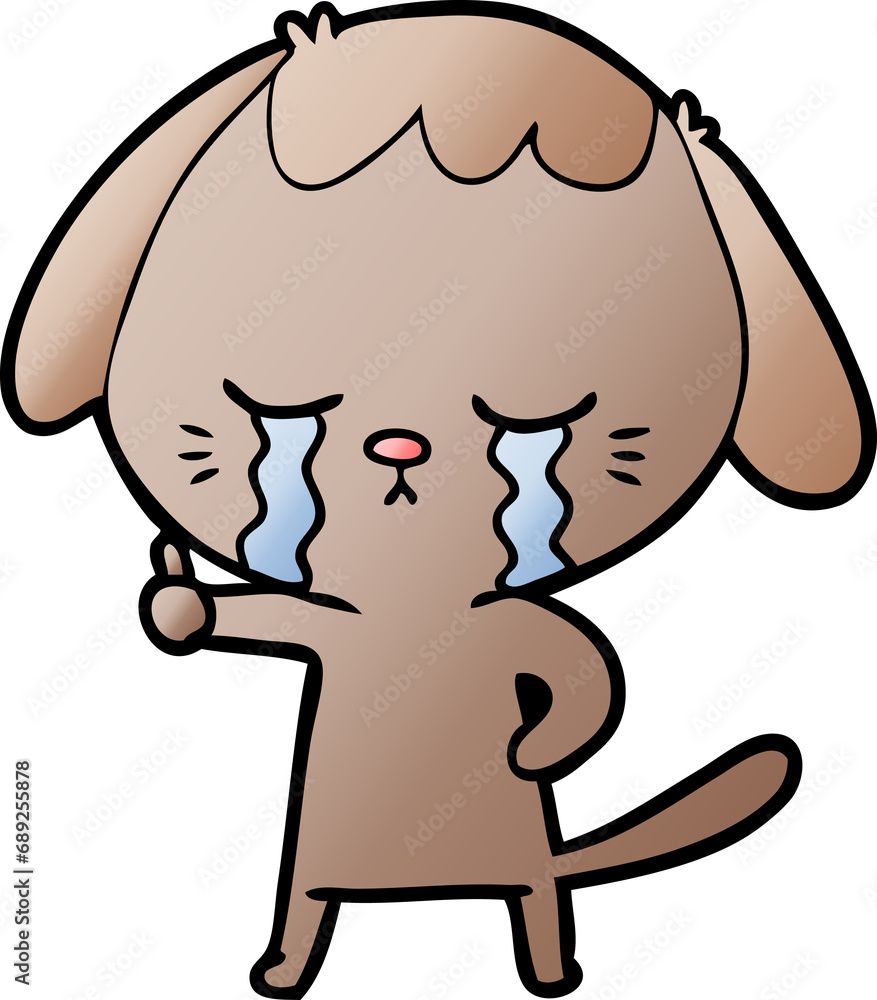 Obraz premium cartoon dog