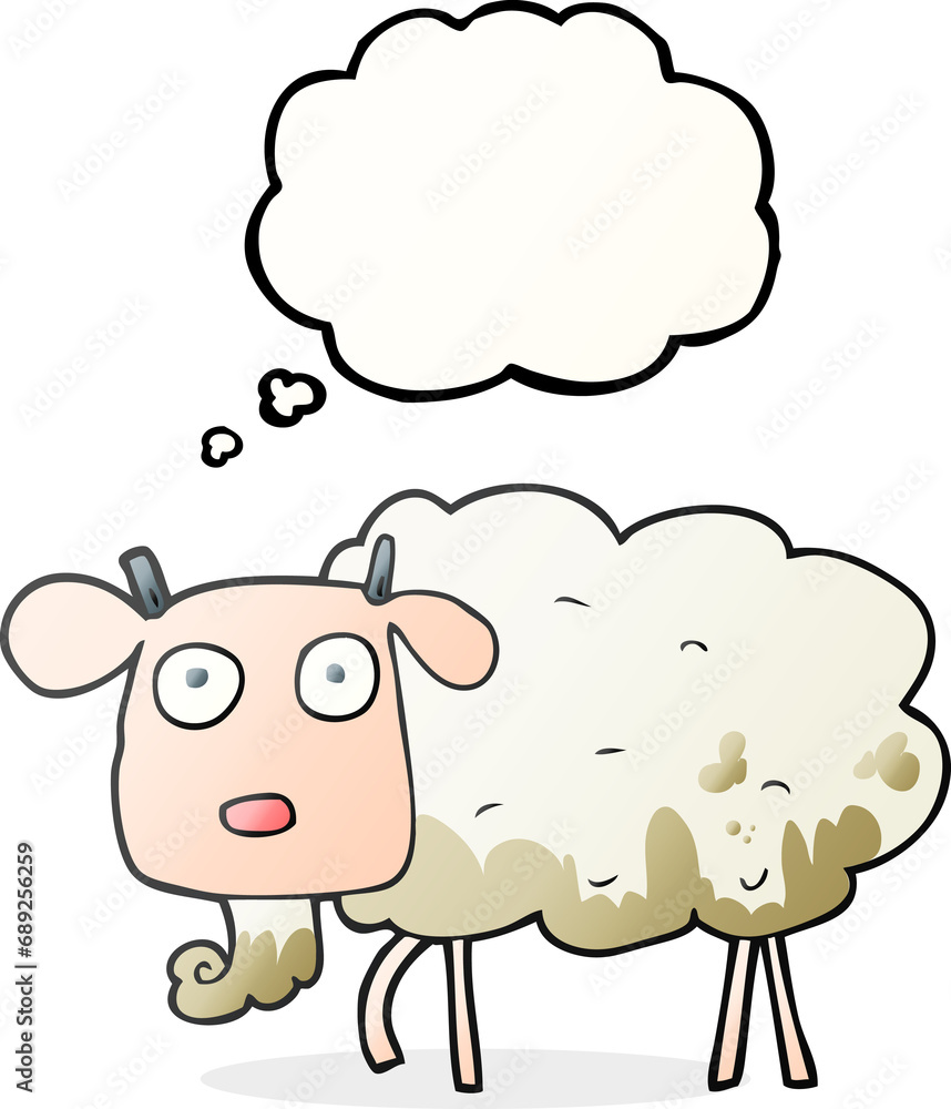 freehand drawn thought bubble cartoon muddy goat freehand drawn thought bubble cartoon muddy goat