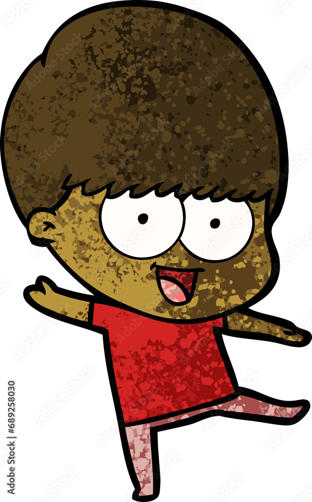 happy cartoon boy happy cartoon boy