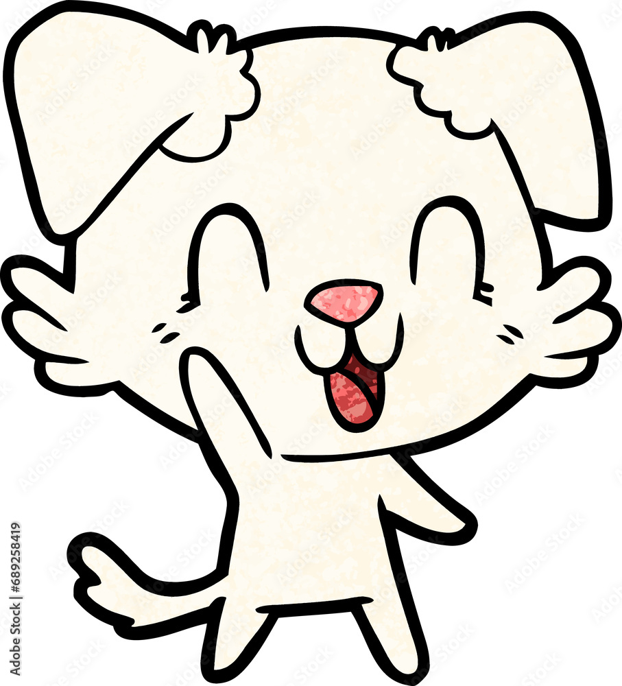 laughing cartoon dog laughing cartoon dog