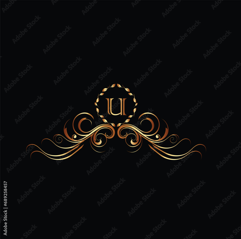 Creative Initial letter U logo design with modern business vector template. Creative isolated U monogram logo design Creative Initial letter U logo design with modern business vector template. Creative isolated U monogram logo design