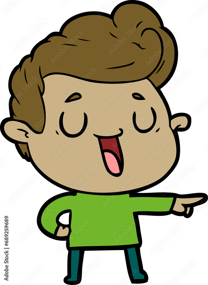 happy cartoon man happy cartoon man