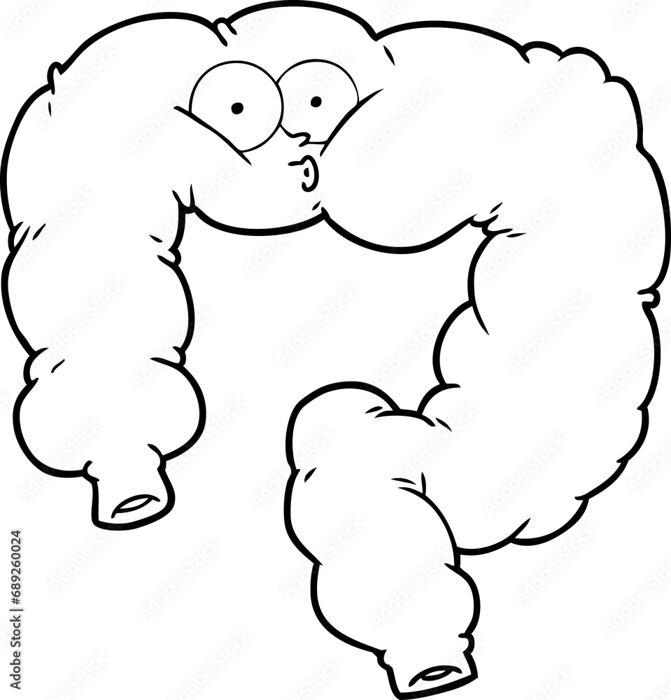 cartoon surprised colon cartoon surprised colon