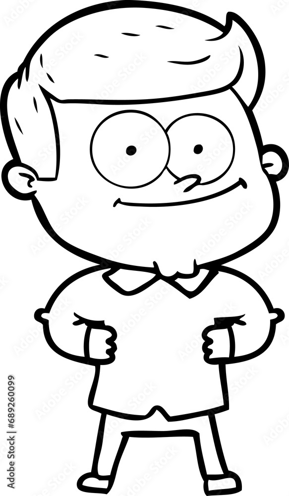 cartoon happy man cartoon happy man