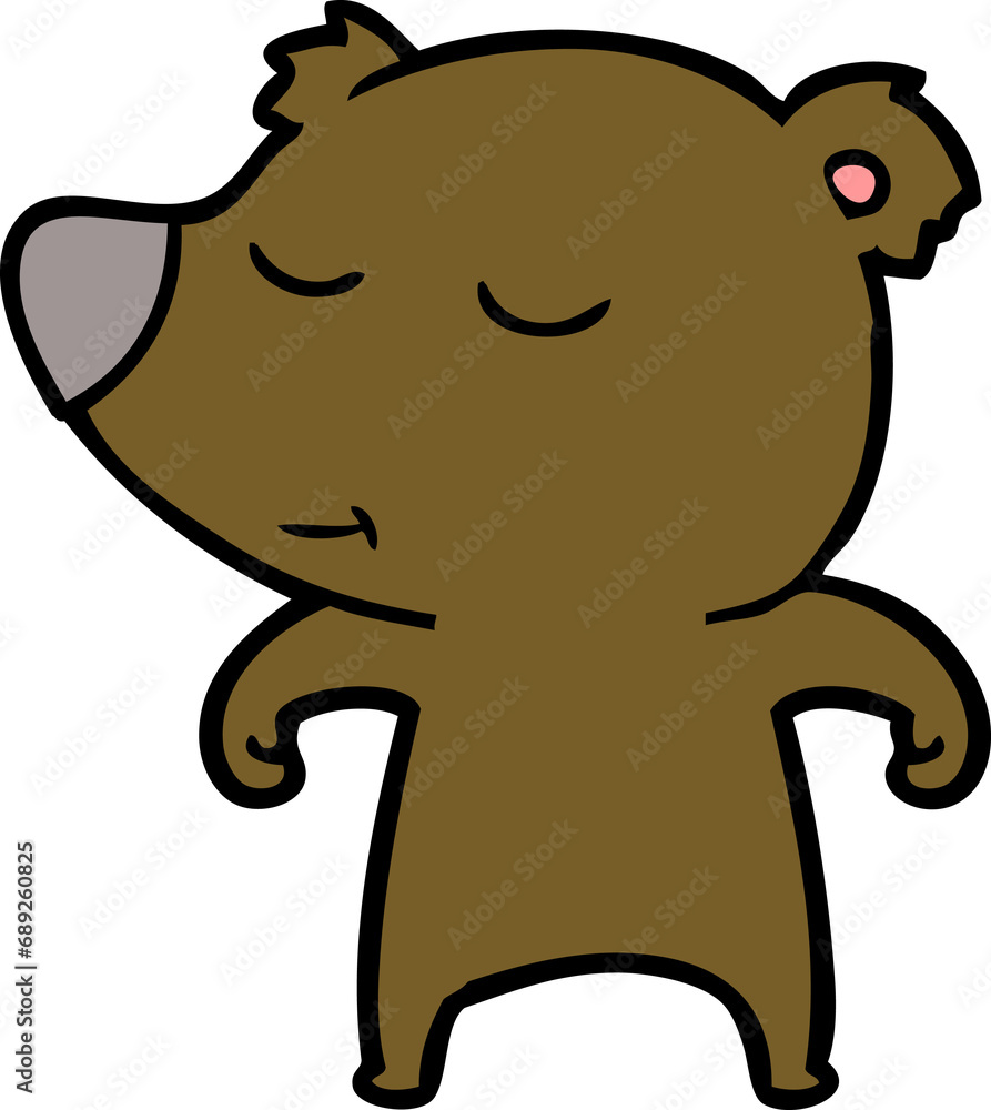 happy cartoon bear happy cartoon bear