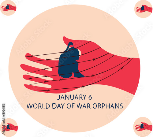 world day of war orphans is celebrated every year on 6 january.