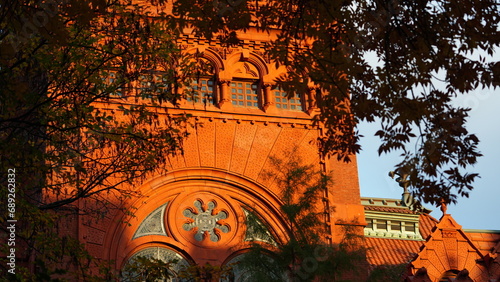 The old historical buildings located in the Unversity of Pennsylvania