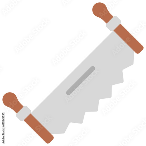 Crosscut Saw Tool Icon