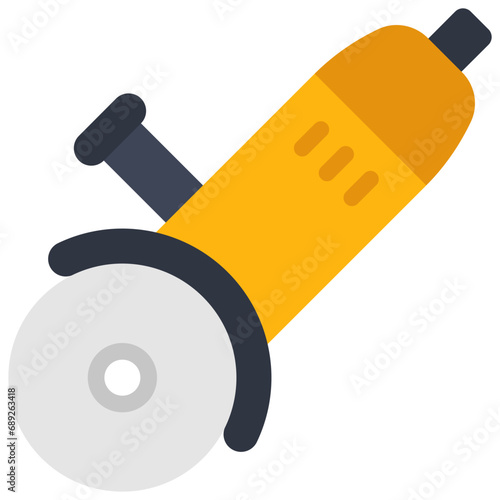 Angle Grinder Tool Icon