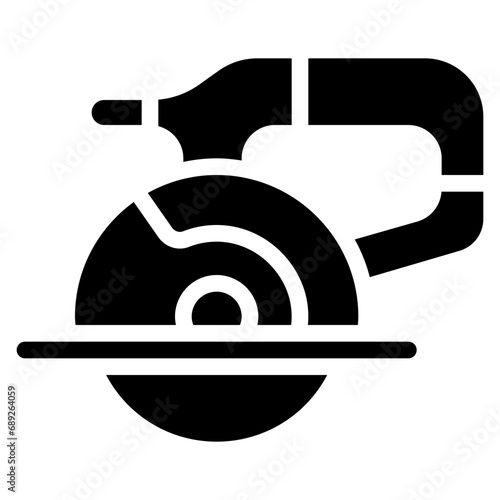 Circular Saw Tool Icon