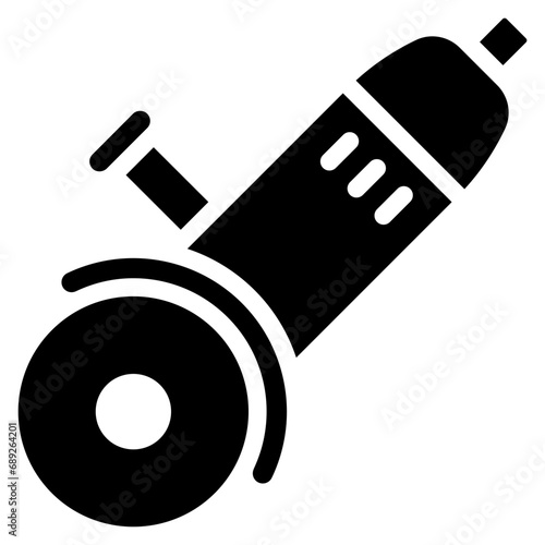 Angle Grinder Tool Icon