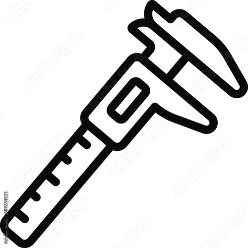 Calliper Measuring Tool Icon