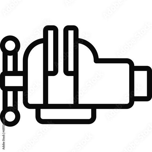 Bench Vice Tool Icon