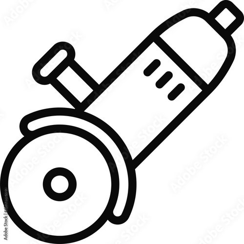 Angle Grinder Tool Icon