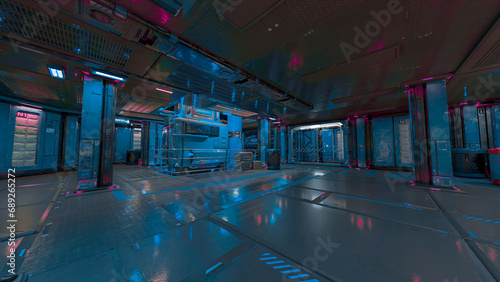 Fototapeta Naklejka Na Ścianę i Meble -  inside the space station