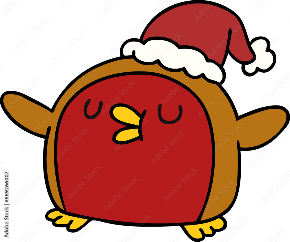 freehand drawn cartoon cute kawaii red robin freehand drawn cartoon cute kawaii red robin