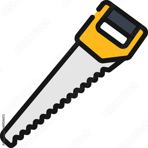 Crosscut Hand Saw Icon