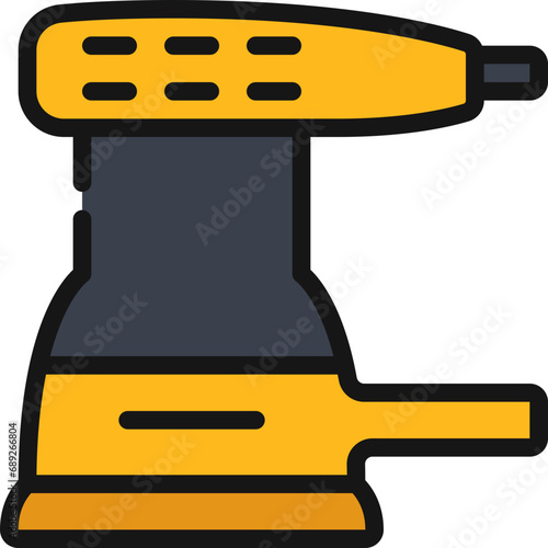Orbital Sander Tool Icon