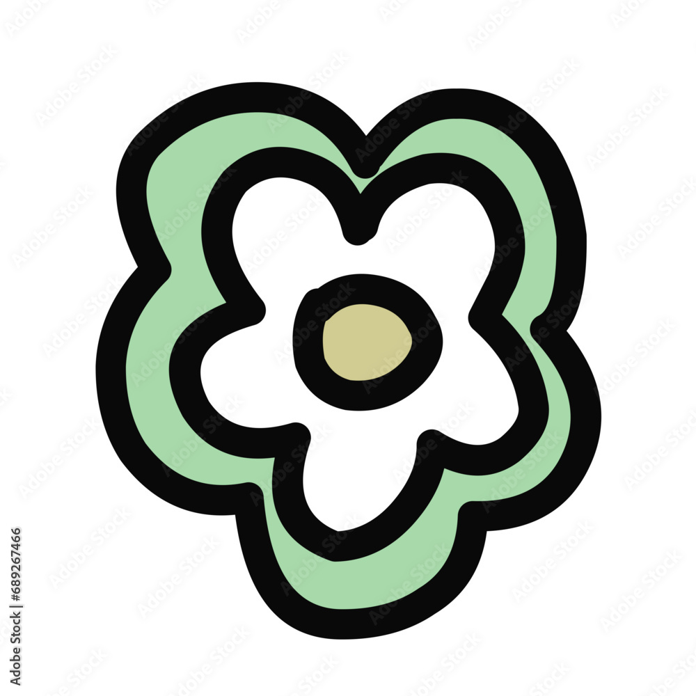 Hand drawn Abstract funny cute Comic characters Hand drawn Abstract funny cute Comic characters