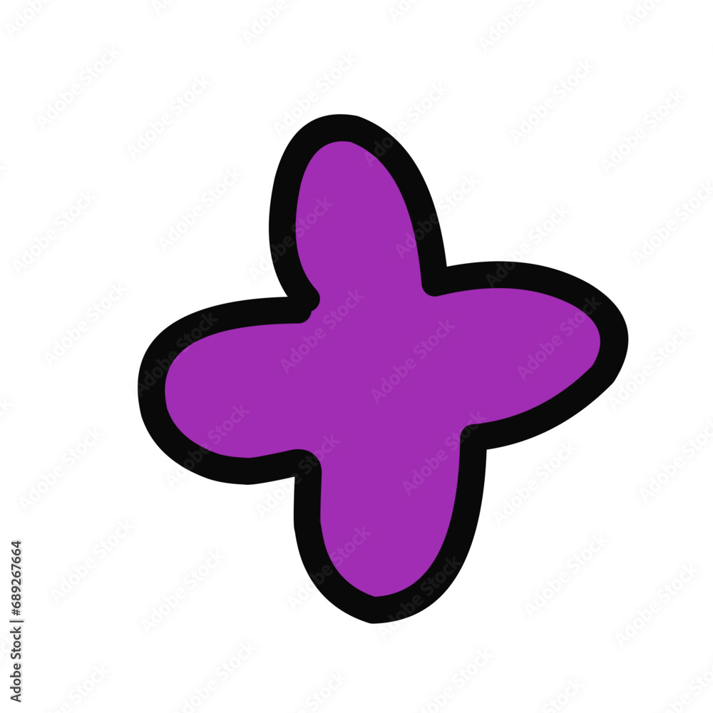 Hand drawn Abstract funny cute Comic characters Hand drawn Abstract funny cute Comic characters