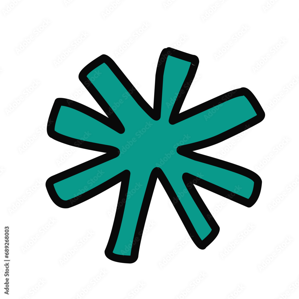 Hand drawn Abstract funny cute Comic characters Hand drawn Abstract funny cute Comic characters