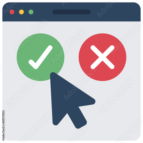 Select Choice On Website Icon