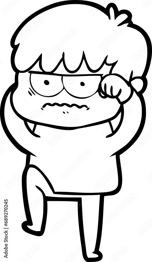 annoyed cartoon boy annoyed cartoon boy