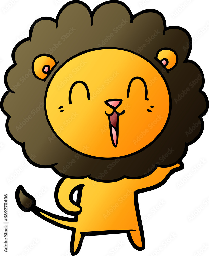 laughing lion cartoon laughing lion cartoon