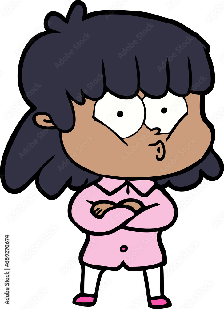 cartoon whistling girl cartoon whistling girl