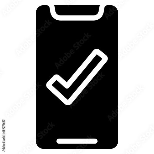 Check Mark Phone Icon