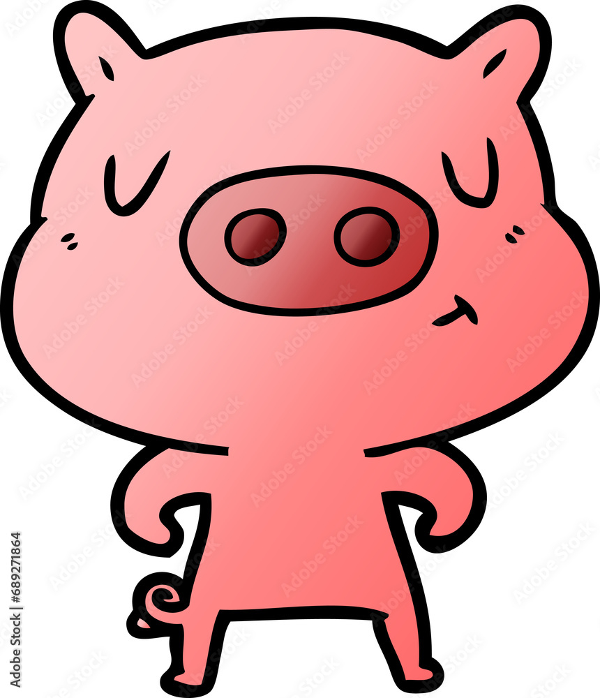 cartoon content pig cartoon content pig