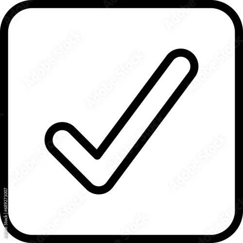 Check Mark Box Icon