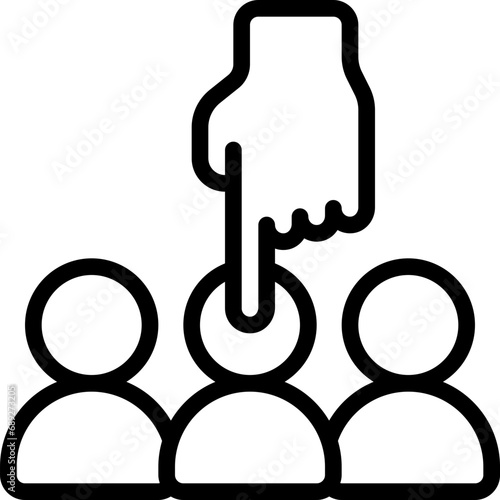 Select Person From Group Icon