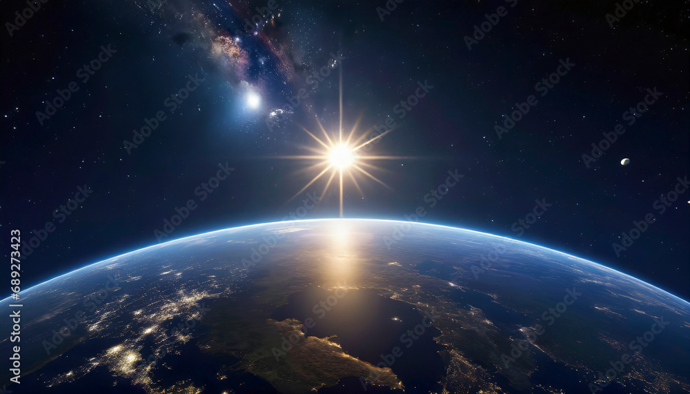 sunrise over the earth sunrise over the earth