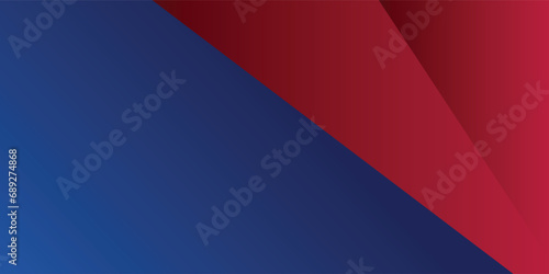 Abstract blue red banner geometric shapes background. Vector abstract graphic design banner pattern presentation background web template.vector illustrator