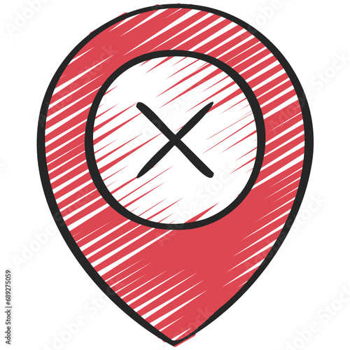 Incorrect Location Pin Icon