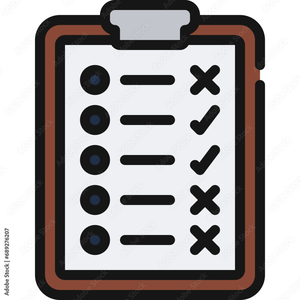 Yes No Questionnaire Icon Yes No Questionnaire Icon