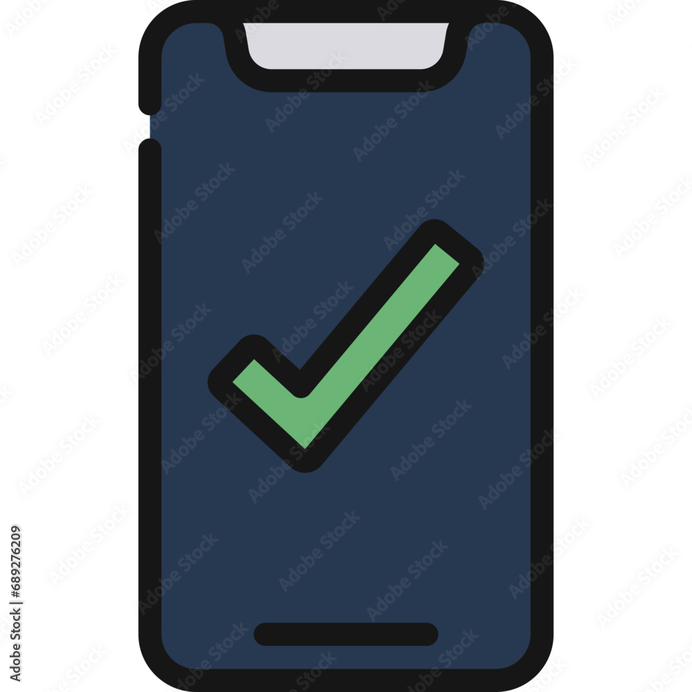 Check Mark Phone Icon