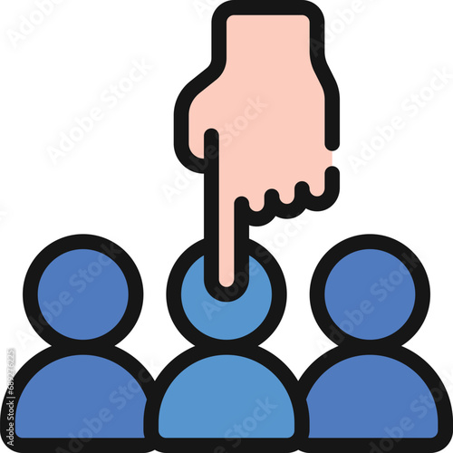 Select Person From Group Icon