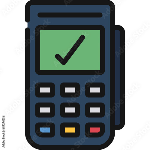 Complete Payment Machine Icon