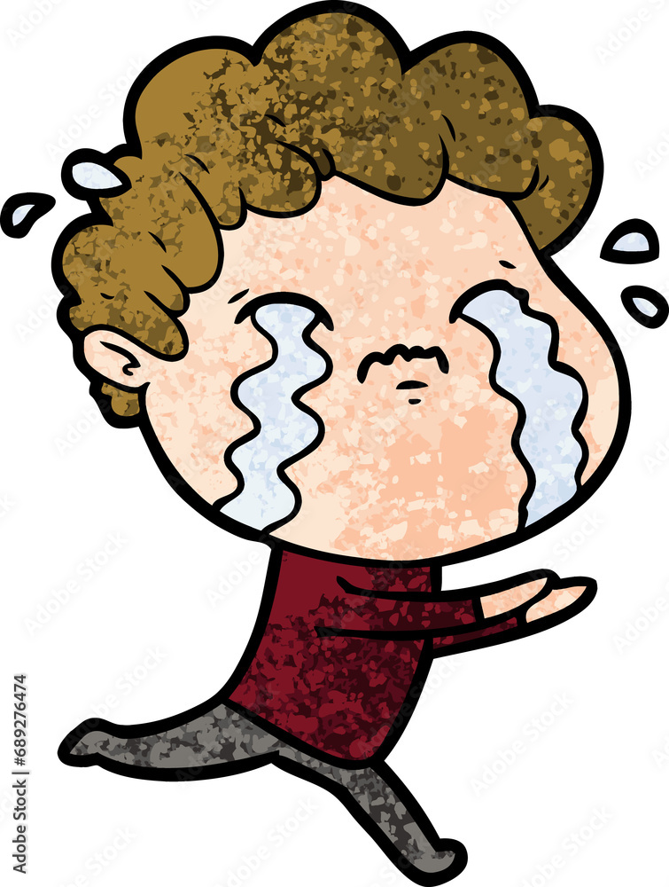 cartoon man crying cartoon man crying
