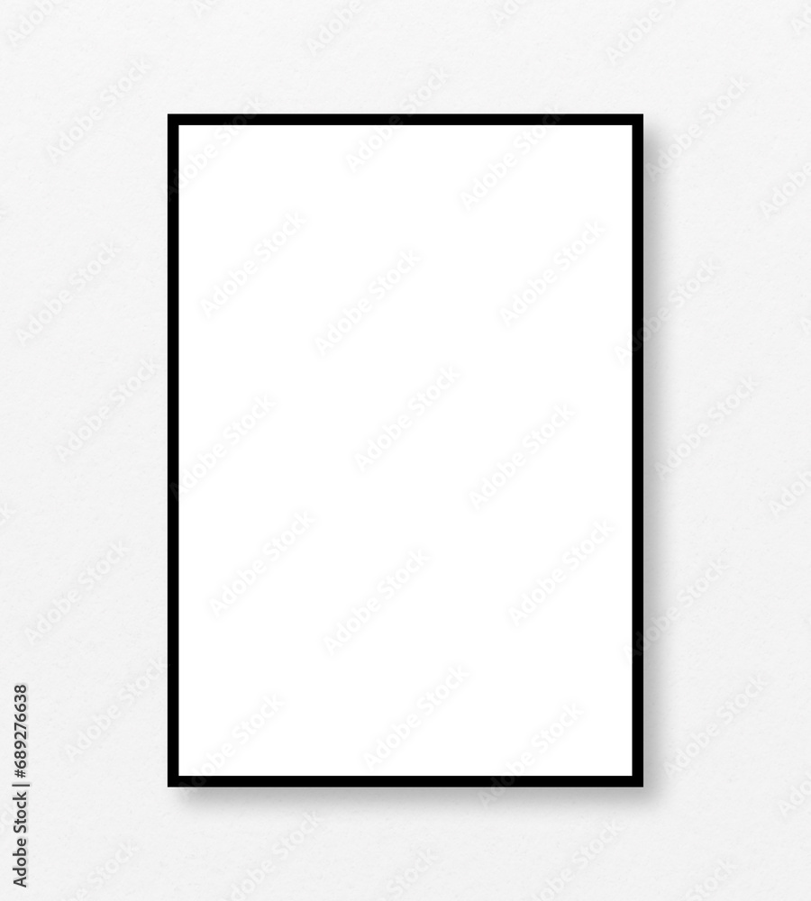 A4 frame mockup with gray background A4 frame mockup with gray background
