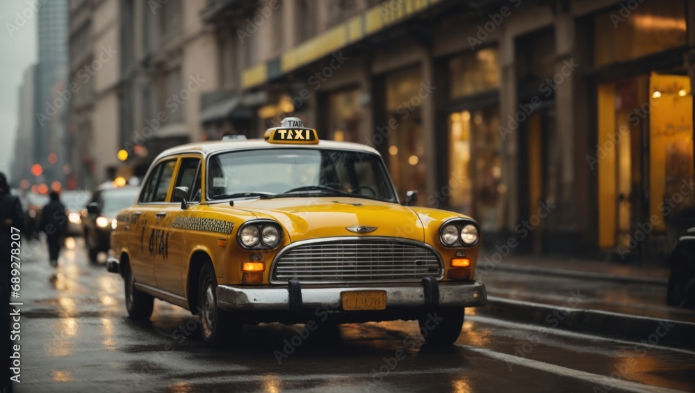 vintage taxi