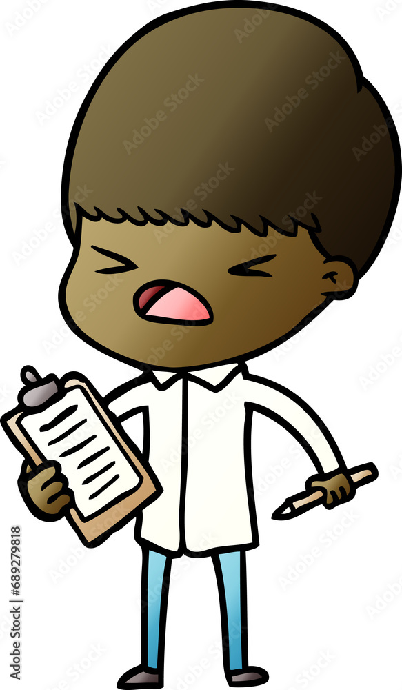 cartoon stressed man cartoon stressed man